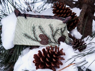 ' I love winter ' Pouch